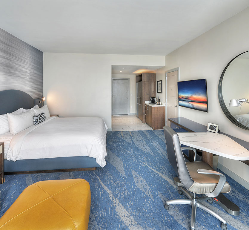 Do rooms at The Daytona have refrigerators?